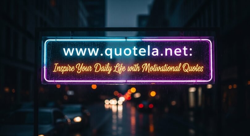 www.quotela.net: Inspire Your Daily Life with Motivational Quotes